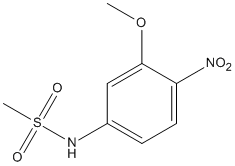 3-methoxy-4-nitro-N-(methylsulfonyl)benzenamine